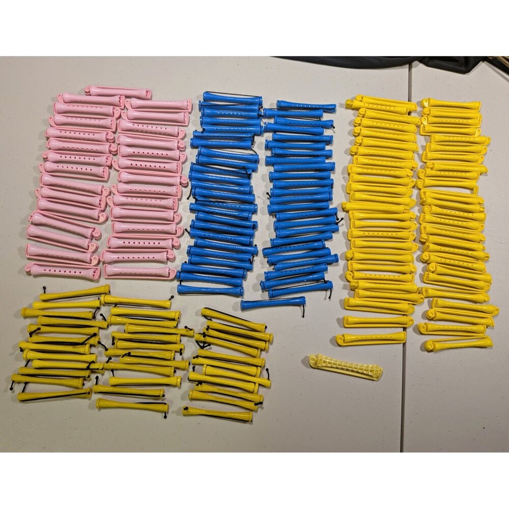 Vintage 80’s-90’s Lot of 165 Perm Rods in Medium Sizes
